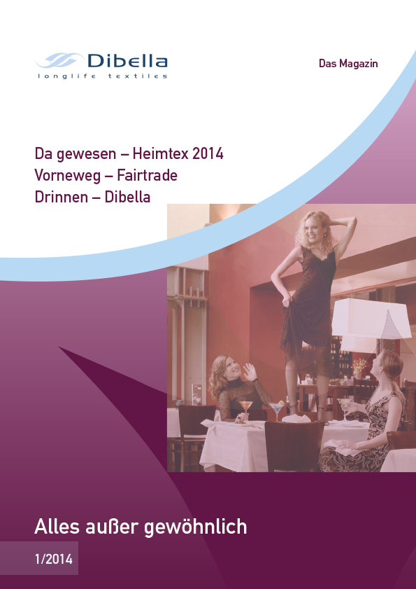 Die Erstausgabe des Dibella-Stakeholder-Magazins "Waschecht"