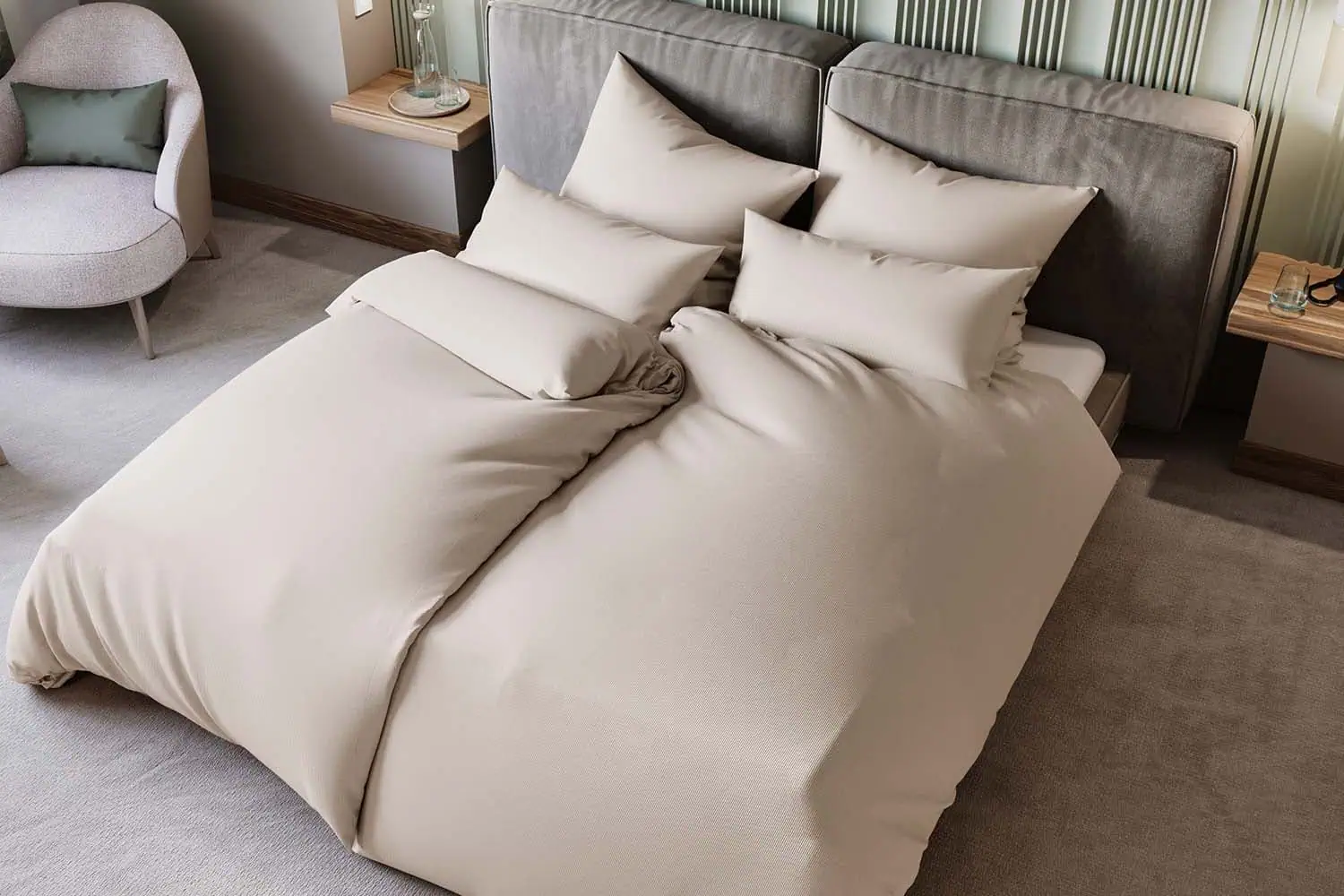 imagebild-1,5mm-streifensatin-cappuccino-hotelbettwaesche-modern