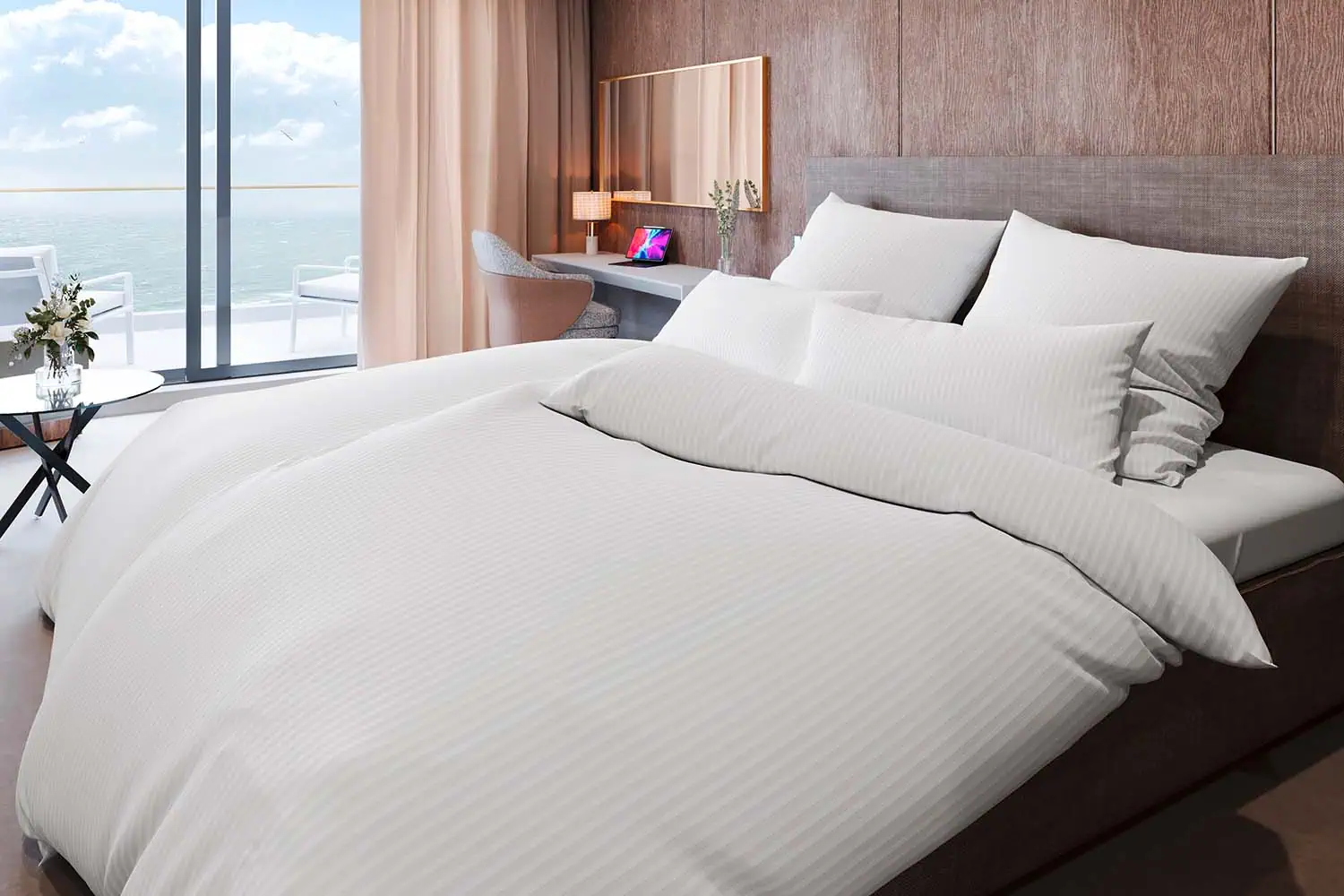 imagebild-8mm-streifensatin-weiß-hotelbettwaesche-kreuzschiffahrt-schiffskabine
