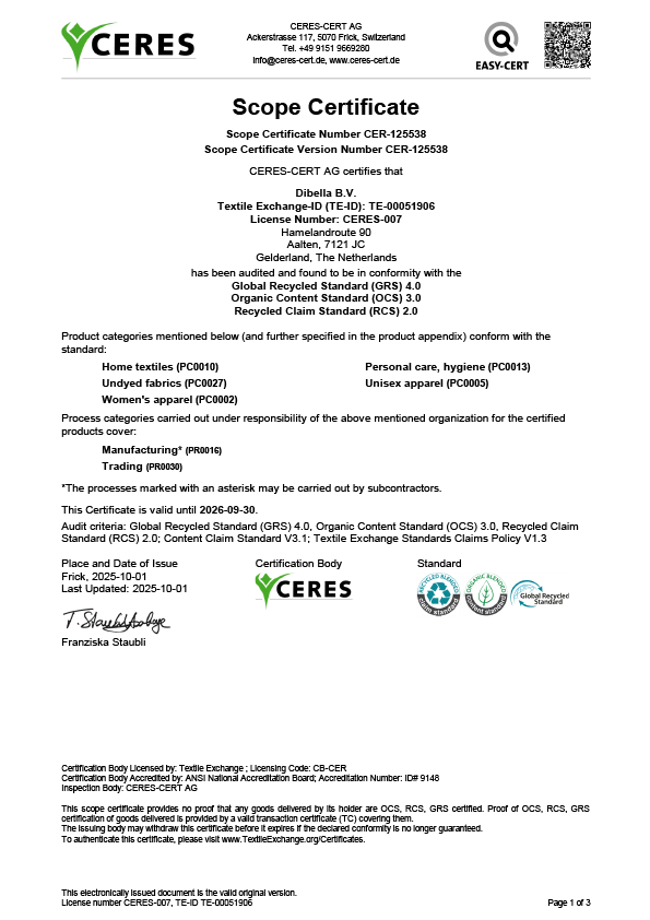 Dibella b.v.__OCS, GRS, RCS_Certificate, valid until 30.09