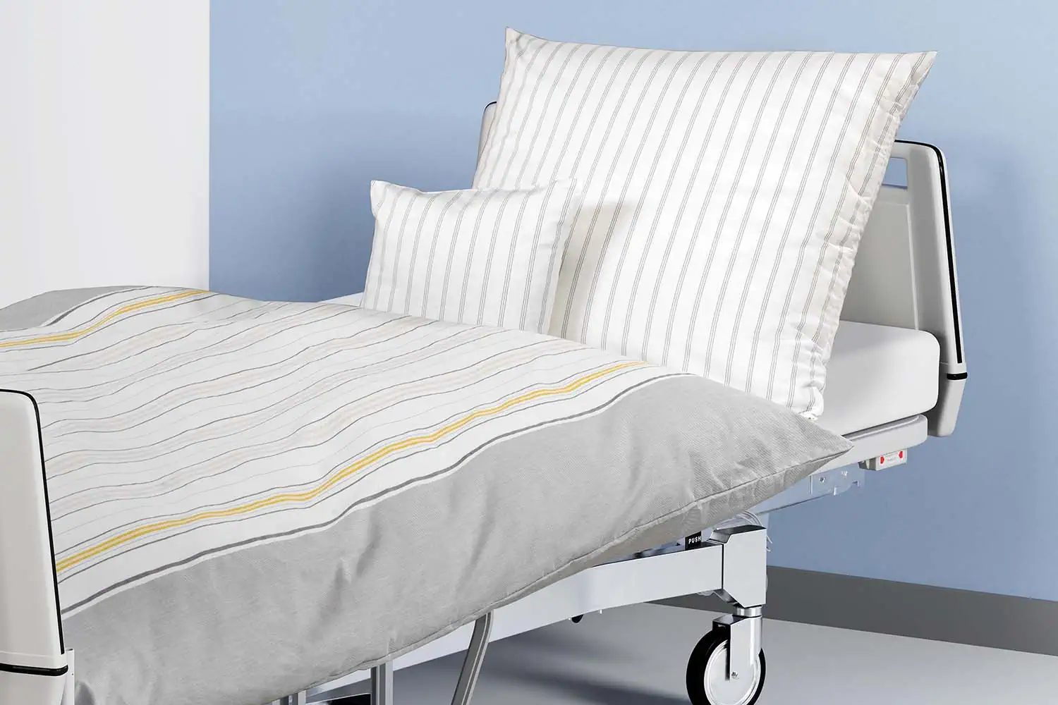 Millieubild-bettwaesche-gesundheitswesen-malmoe-gelb_krankenhauswaesche