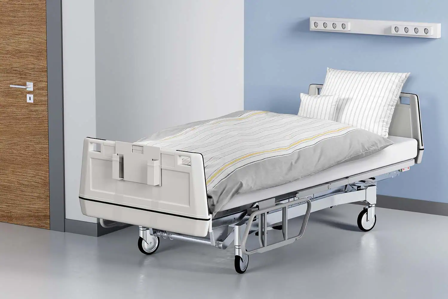 Millieubild-bettwaesche-gesundheitswesen-malmoe-gelb_krankenhauswaesche