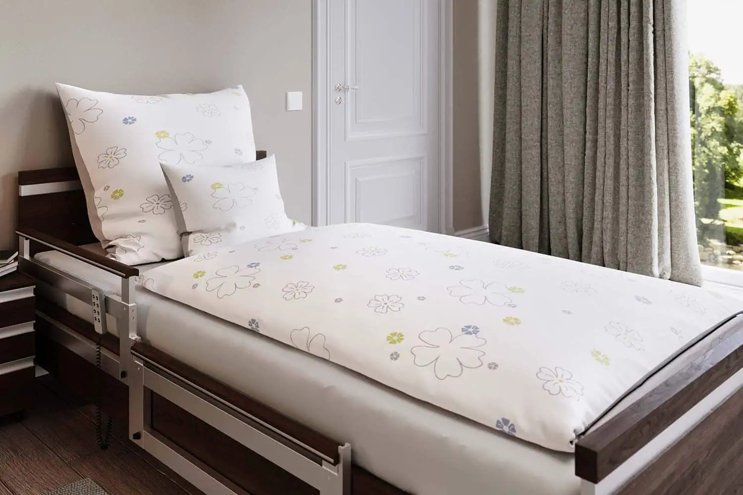 Millieubild-bettwaesche-gesundheitswesen-treviso-grau-doubleface-pflegeheim