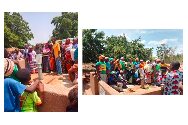 Official inauguration of the borehole in Moukouma & in Sidi